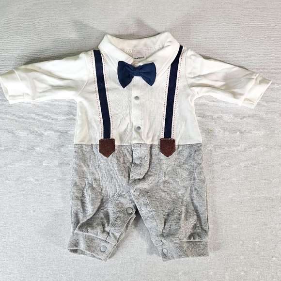 Other - Formal Onesie Suit with Tie